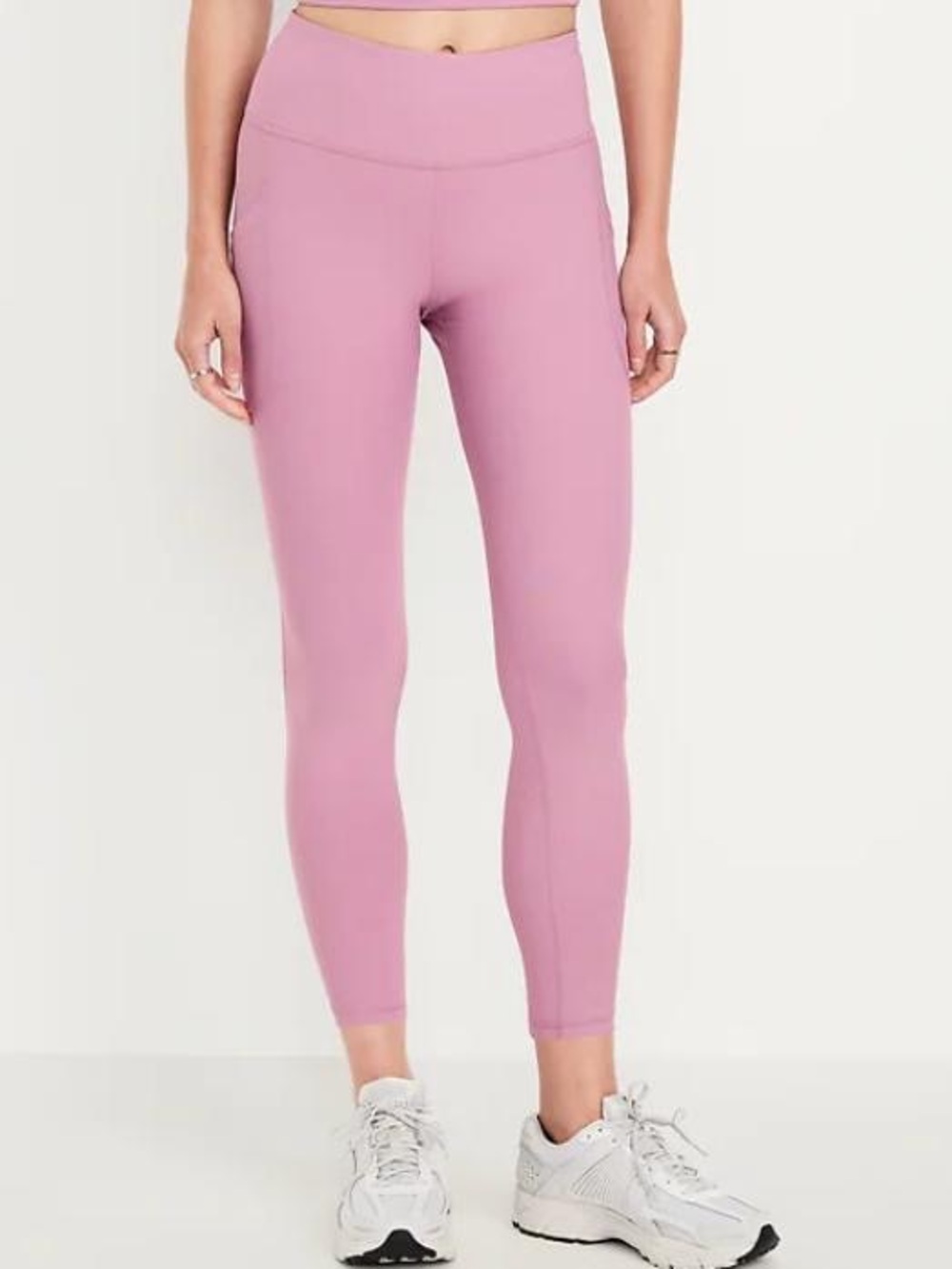 NEW Old Navy Mauve High-Rise Leggings Powersoft with Pockets